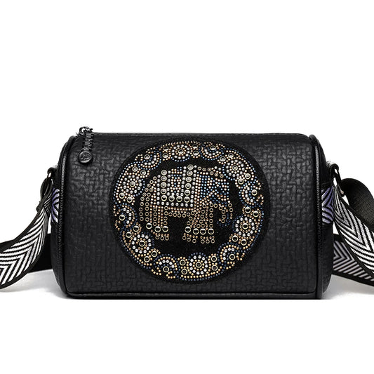 Retro Elephant Crossbody Bag