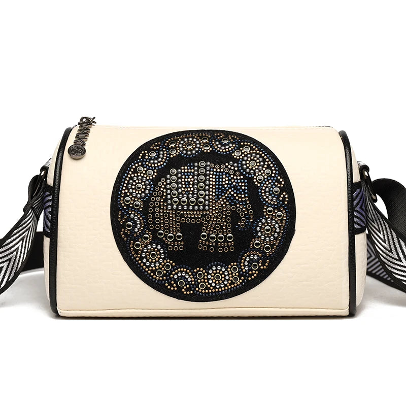 Retro Elephant Crossbody Bag